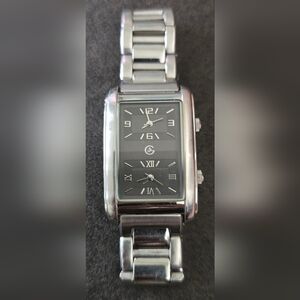George Capital Ladies Dual Face Watch Stainless Steel, Dead Battery